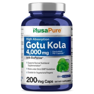 누사퓨어 Gotu Kola 병풀 추출물 4000mg 200개 NusaPure 고투 콜라