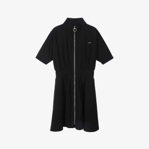 돌먼 풀집업 원피스 (블랙)