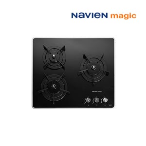 빌트인 3구 블랙펄 가스레인지 쿡탑 전기식 GRB-6203 구GRABA300