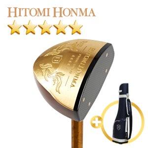 [2026년형] 협회공인인증 히토미혼마 5스타 파크골프채 PRIME GOLD+히토미혼마 하프백