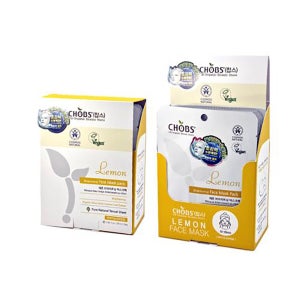 찹스 유기농 레몬 브라이트닝 마스크팩 25ml 15장 RRP팩 (미백기능성 비건)