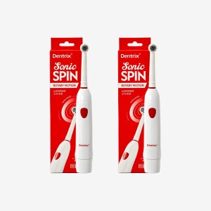 덴트릭스 소닉스핀 전동칫솔 x 2개