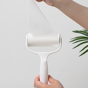 롬에이 미니 사선 돌돌이 휴대용 테이프 클리너 초강력 리필 1롤 내장