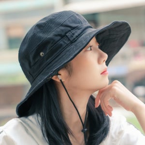 국내생산 XL 빅사이즈 메쉬 와이어 버킷햇 대두모자 남자벙거지 사파리 낚시 등산 큰모자