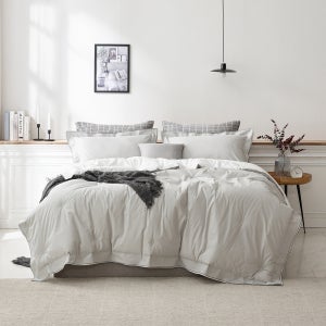 [스테디셀러] 아이리스 하모니GY3 고밀도 워싱면 호텔 차렵 이불