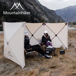 윈드스크린 바람막이 타프 그늘막 캠핑 사이드월 차단막 4단 - 4.8x1.2