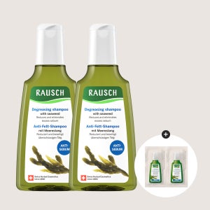 [N배송][라우쉬] 씨위드 지성두피 샴푸 200ml X 2개 기프트세트