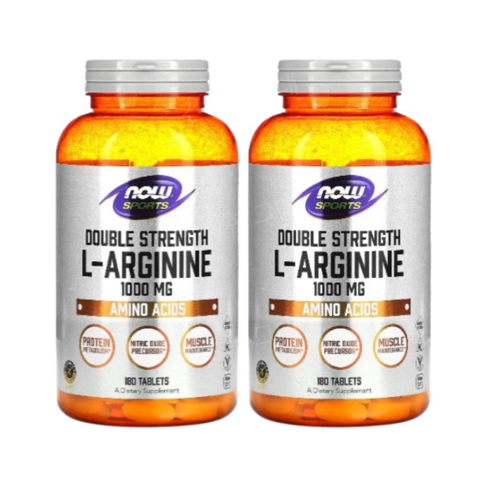 나우 아르기닌 아르지닌 1000mg 180정 2개 운동전 부스터 <b>알지닌</b> Arginine