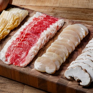 한우 차돌 관자 삼합 캠핑 밀키트