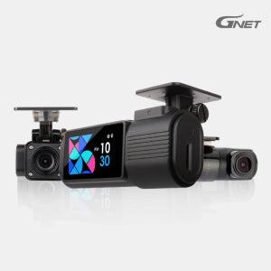 지넷 1.9인치 컴팩트 알파 엣지 3채널 페달 블랙박스