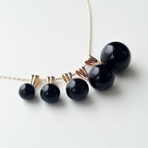 14k 오닉스 목걸이 펜던트 메달