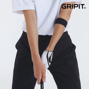 그리핏 한줄 팔꿈치 보호대 골프 테니스 엘보 배드민턴 클라이밍 헬스 전완근 통증 밴드