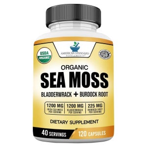 아메리칸스탠다드 아일랜드 씨모스 1200mg 블래더랙 우엉뿌리 120베지캡슐
