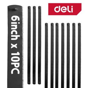 델리툴즈 6인치 쇠톱날 10P 쇠톱 공예톱 교체날