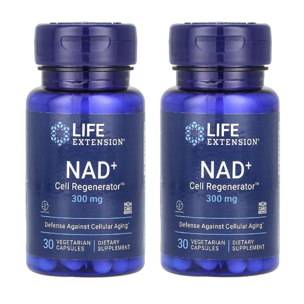 라이프익스텐션 NAD+ 셀 리제너레이터 300mg 베지캡슐 30정 2개 2개월