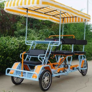 4인용 자전거 다인승 사륜 관광 네발 캐노피 유원지