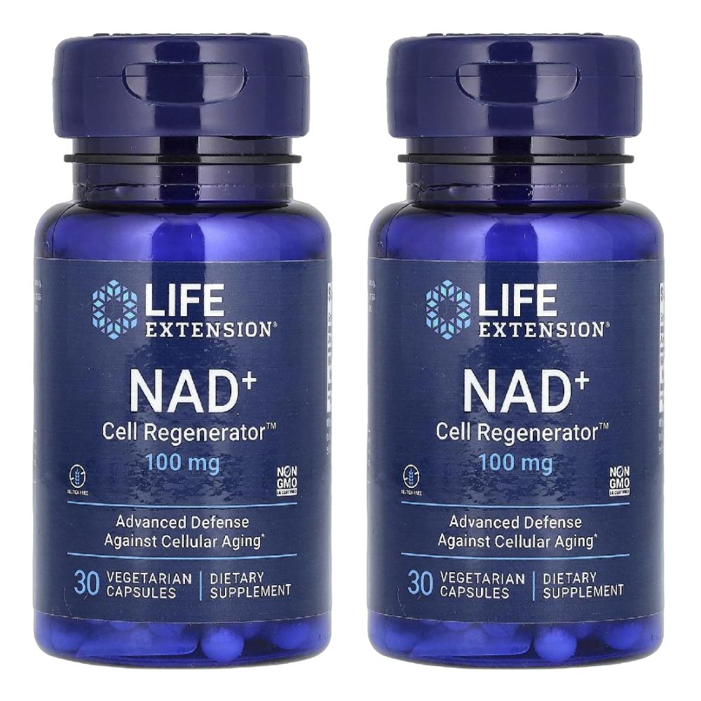라이프익스텐션 NAD+ 셀 리제너레이터 100mg 베지캡슐 30정 2개 2개월