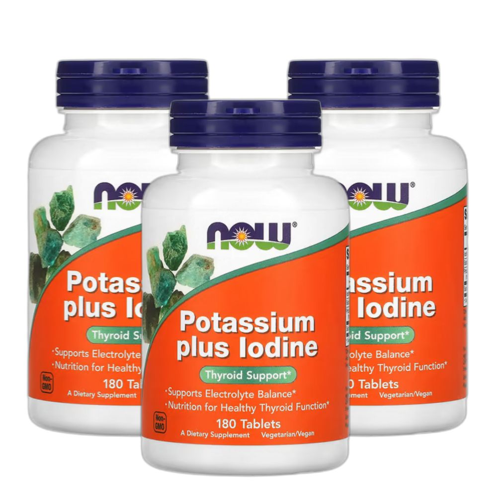 나우 포타슘 아이오딘 180정 3병 요오드 Potassium <b>Iodine</b>