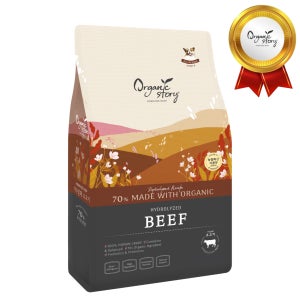 오가닉스토리 가수분해 강아지 피부 알러지 눈물 사료 소고기, 2.4kg, 1개