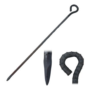 메이툴 국산 쇠말뚝 13mm 60cm 일자형 철근 쇠 고리 단조팩 천막 말뚝 텐트 타프팩