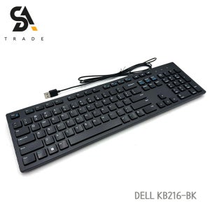 DELL KB216-BK 슬림 와이어드 키보드 (한글)
