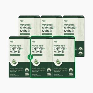 [4+2] 퍼니트 매일 비움 쾌변엔 차전자피환 식이섬유 6,000mg 30포, 6개