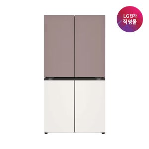 [LG전자 직영] LG 오브제컬렉션 매직스페이스 냉장고 네이처 핑크+베이지(T875MKE111)