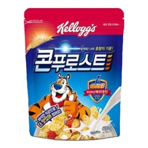 켈로그 콘푸로스트 600g 시리얼 x 12개 (1박스) 대용량