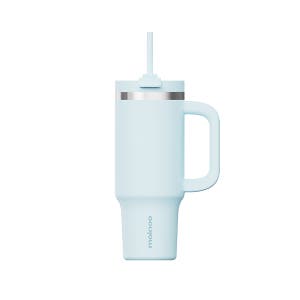 마이누 텀블러 빨대 대용량 손잡이 가벼운 보온보냉 887ml, 페일아쿠아