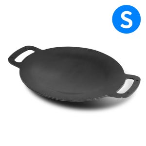 태형 올쿡 그리들 아이언 S 캠핑 여행 펜션 바베큐그릴 무쇠 강철 철판