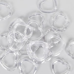 투명 헬륨풍선 손잡이 중량 무게추 (40g) 5개 소포장 모양랜덤