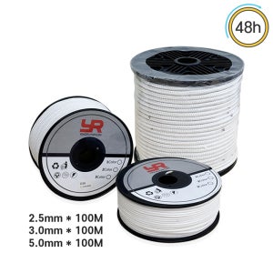 리코일스타터 로프 3종 (직경 2.5mm 3.0mm 5.0mm 길이 100M) 나일론 코드