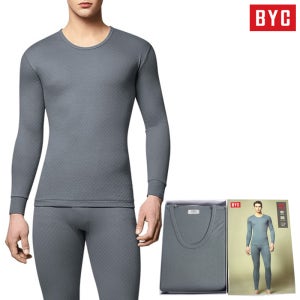 BYC 에어메리 남성 내의세트 코튼면 강추위 동내복
