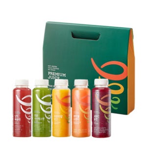 [배송] 5개입 시럽 0% 비가열 프리미엄 과채주스 선물박스 250ml 선물세트