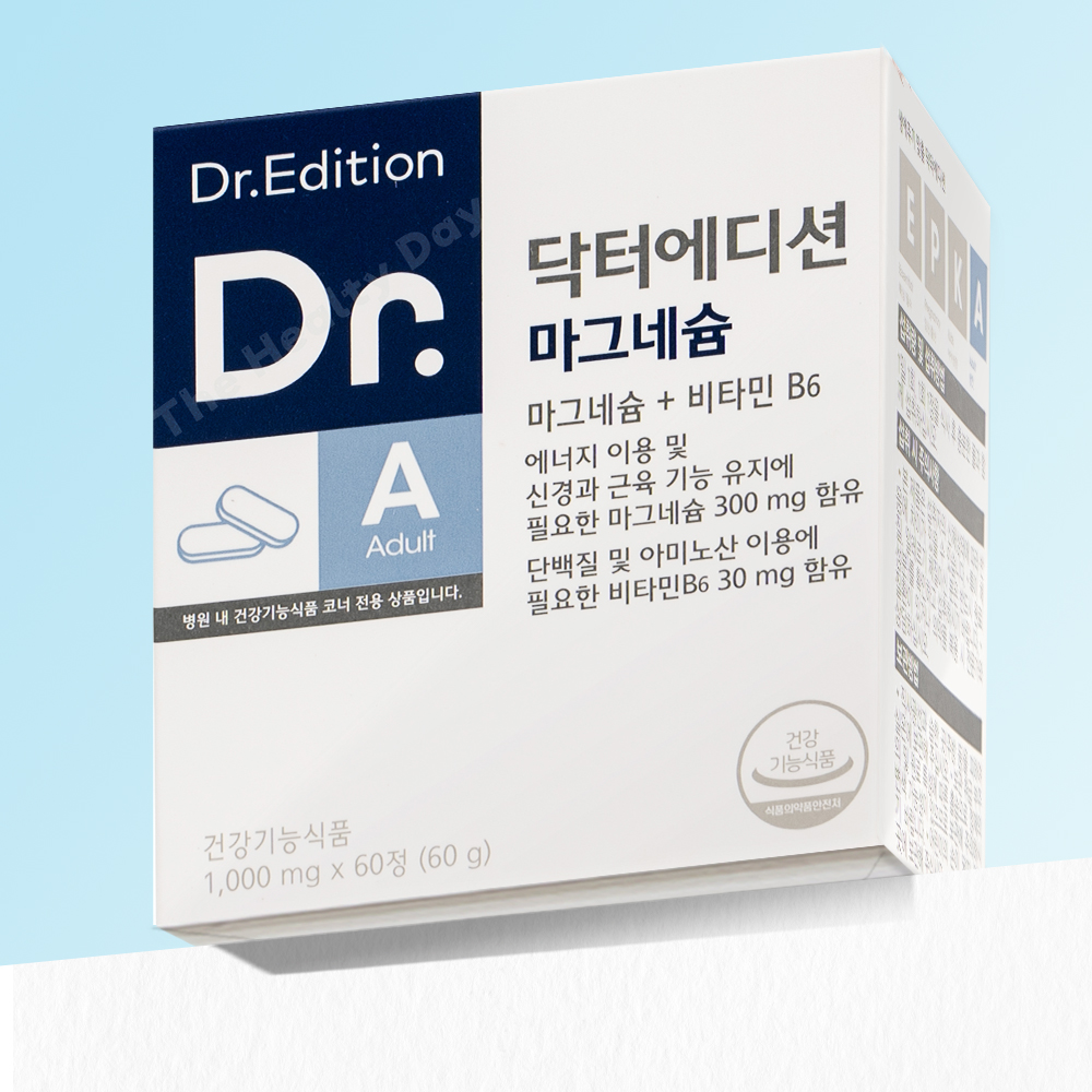 닥터에디션 닥터 마그네슘 산화마그네슘 1,000mg x 60정