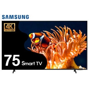 삼성 24년 190cm(75인치) 크리스탈 4K 스마트TV LED 75DU8000 수도권 스탠드 설치