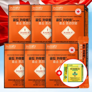 인테로 골드 카무트 효소 프리미엄 30포, 6개