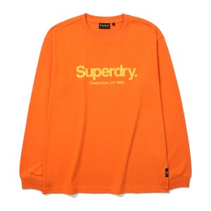 코어 빅 로고 긴팔 티셔츠 오렌지 SDUTGDO03ORG