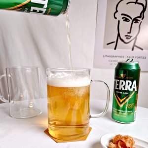 1+1 대용량 내열 유리컵 1리터 얼음맥주잔 아이스아메리카노잔