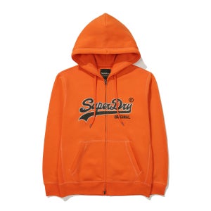 빈티지 로고 투웨이 후드 집업 오렌지 SDUHUFO04ORG
