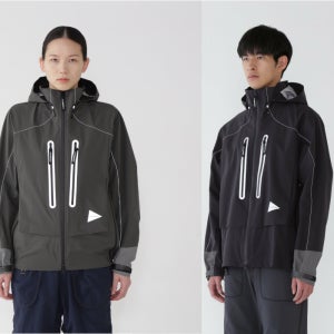 앤드원더 재킷 PERTEX SHIELD rain jacket 25AW