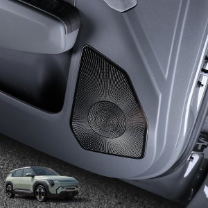 EV3 튜닝 용품 도어스피커 커버 블랙 몰딩