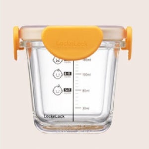 락앤락 바로한끼 더안심 이유식 정사각용기 260mlX3조세트 냉동실/전자렌지/오븐 밀폐