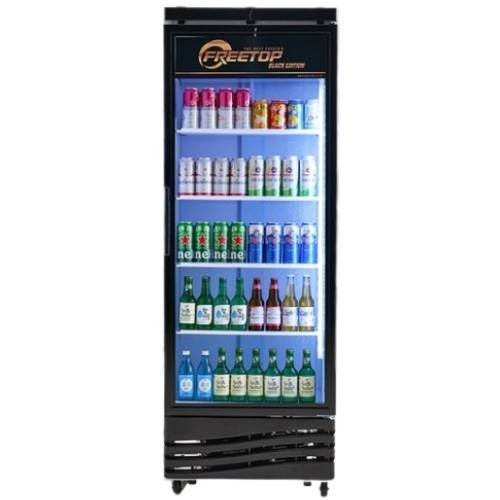 프리탑 FT-470RB 전면블랙 카페 식당 주방 업소용 소주 맥주 쇼케이스 냉장고