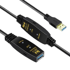 USB3.0 연장 리피터 케이블 15M 아답터 포함