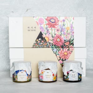 바이비 꿀 벌꿀 300g 선물 세트 답례품 아카시아 밤 야생화 잡화 국산