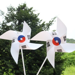 태극기 바람개비(소)-100개 세트