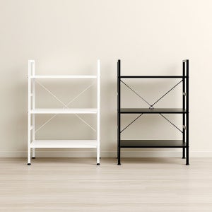 이지라이프 이지랙 다용도 철제 책장 선반 거실 서재 틈새 책꽂이 수납장 3단