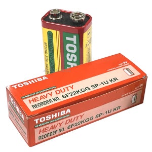 9V 건전지 배터리 망간 6F22 9V 사각건전지 1박스 10개