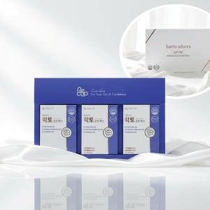 유산균 추석 선물세트 150억 생유산균 락토오도렉스 3개월분(선물상자+쇼핑백 포함)
